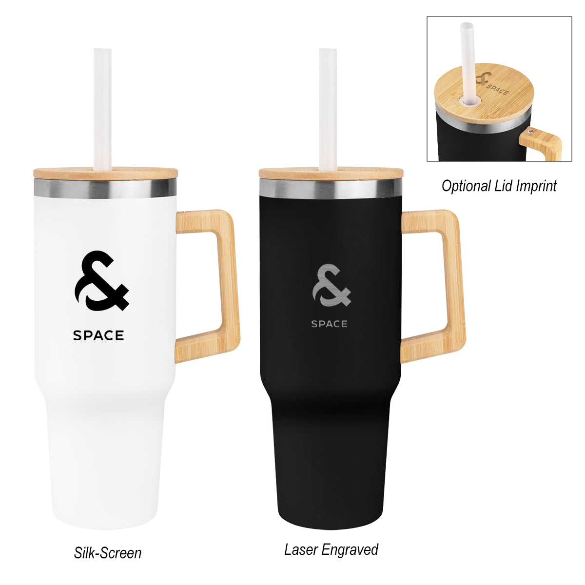 BLKBAM 40 Oz. Carolina Recycled Stainless Steel Tumbler