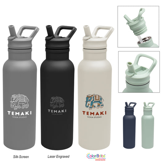 BLACK 17 Oz. Hailey Recycled Stainless Steel Bottle