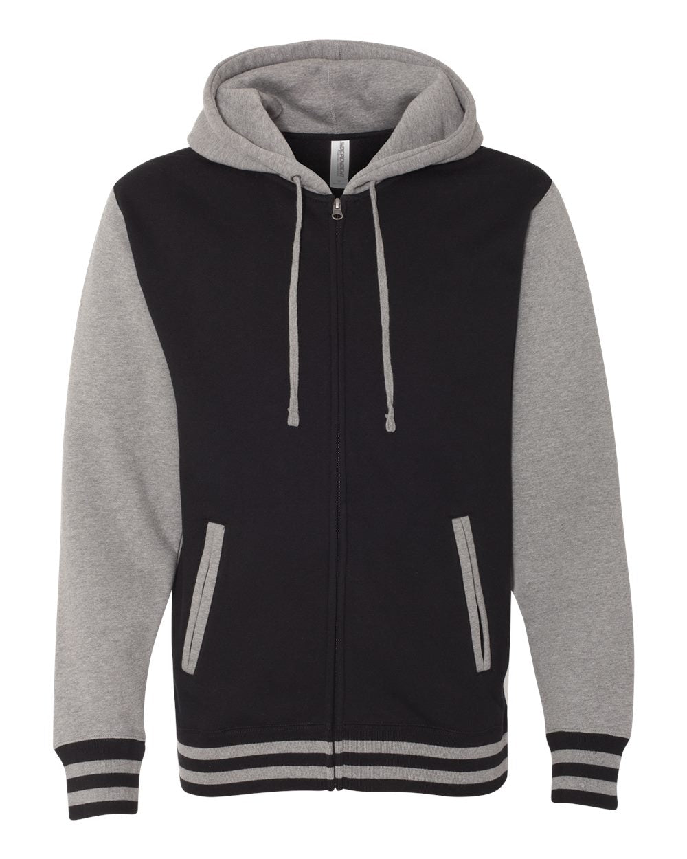 Unisex Heavyweight Varsity Full-Zip Hooded Sweatshirt - IND45UVZ