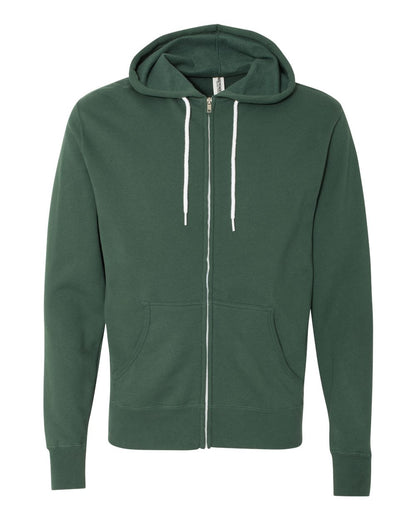 Unisex Lightweight Full-Zip Hooded Sweatshirt - AFX90UNZ