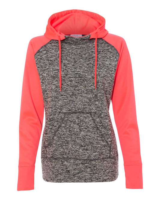 Women’s Colorblocked Cosmic Fleece Hooded Sweatshirt - 8618