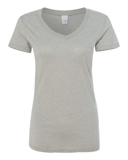 Women’s Glitter V-Neck T-Shirt - 8136