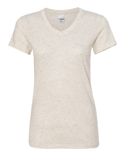 Women’s Glitter V-Neck T-Shirt - 8136