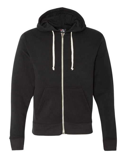 Men's Triblend Full-Zip Hooded Sweatshirt - 8872