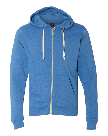 Men's Triblend Full-Zip Hooded Sweatshirt - 8872