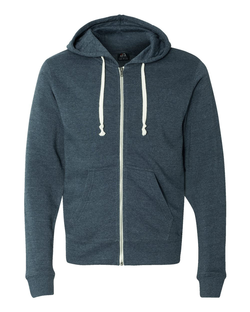 Men's Triblend Full-Zip Hooded Sweatshirt - 8872