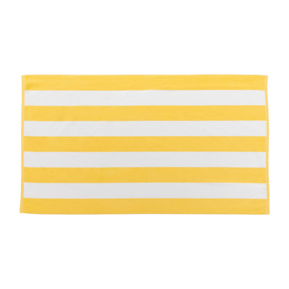 Cabana Stripe Terry Velour Beach Towel