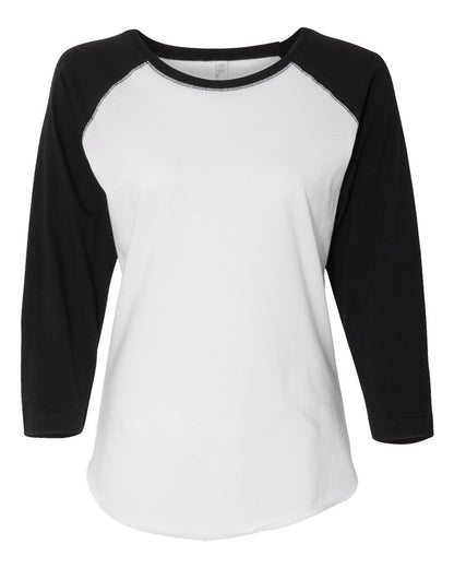 Women's Baseball Fine Jersey Three-Quarter Sleeve Tee - 3530