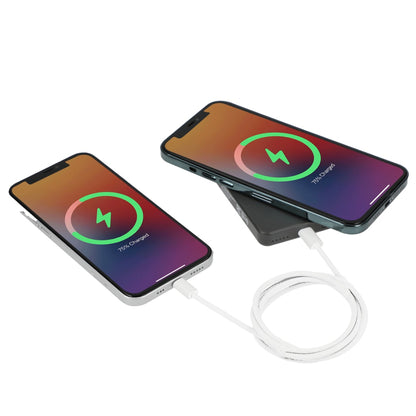 Gray Solekick™ MagClick™ 5000 mAh Wireless Power Bank