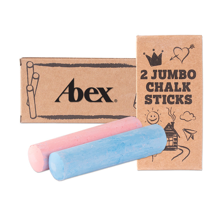2 Pack Jumbo Sidewalk Chalk