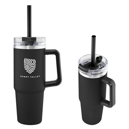 BLACK 30 Oz. Intrepid Recycled Stainless Steel Tumbler