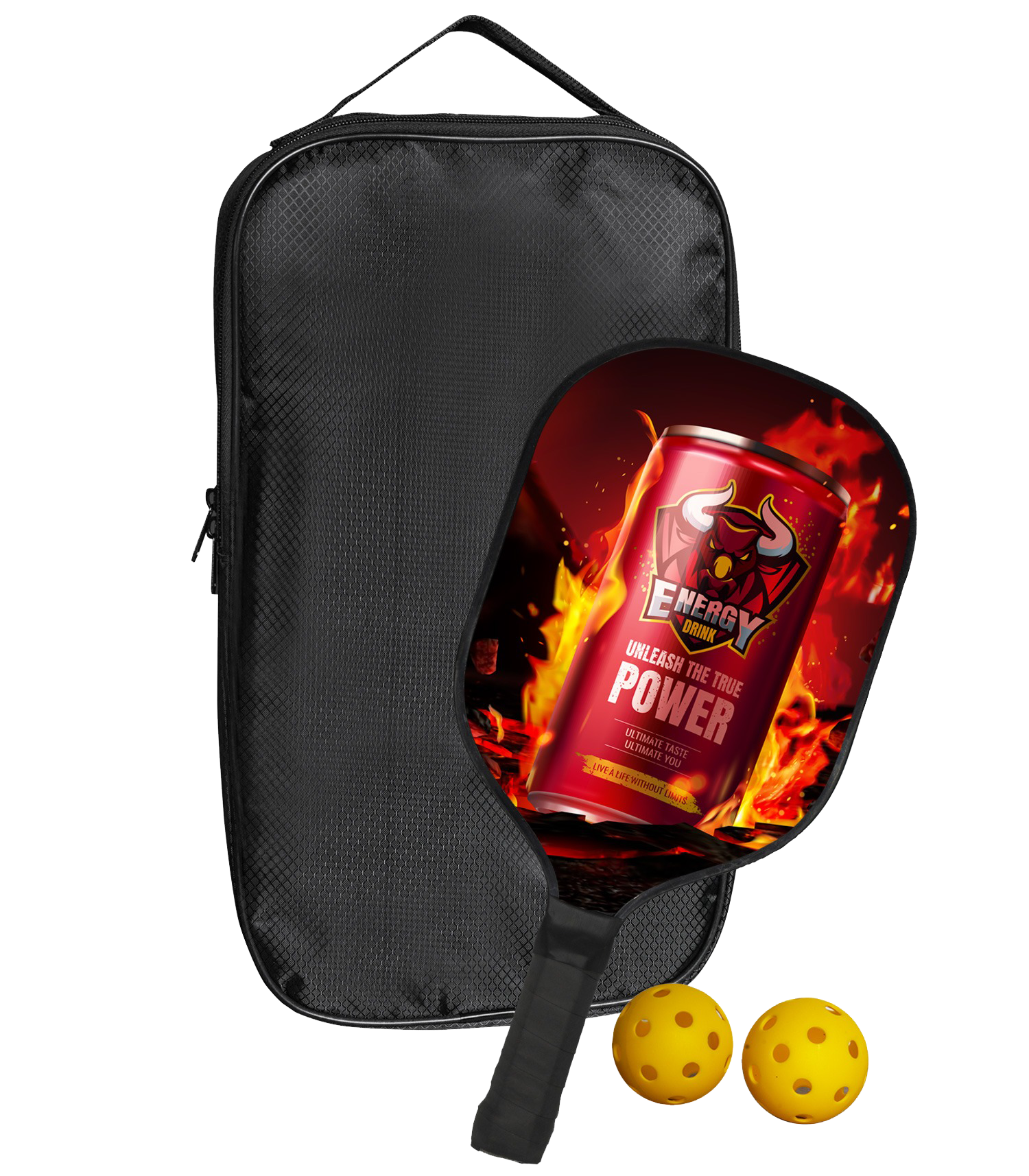 Black Graphite Pickleball Set (Single)