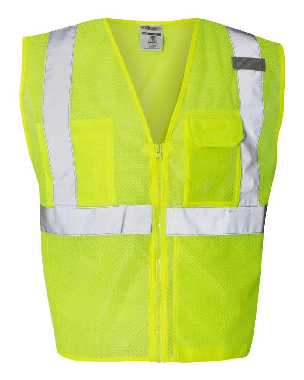 Unisex Clear ID Vest with Zipper Closure - 1532