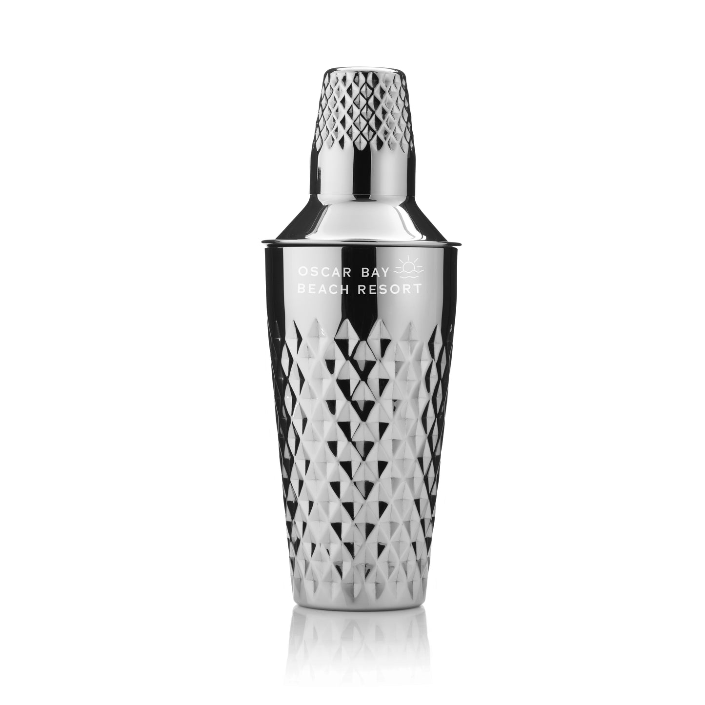 Viski® Stainless Steel Faceted Cocktail Shaker