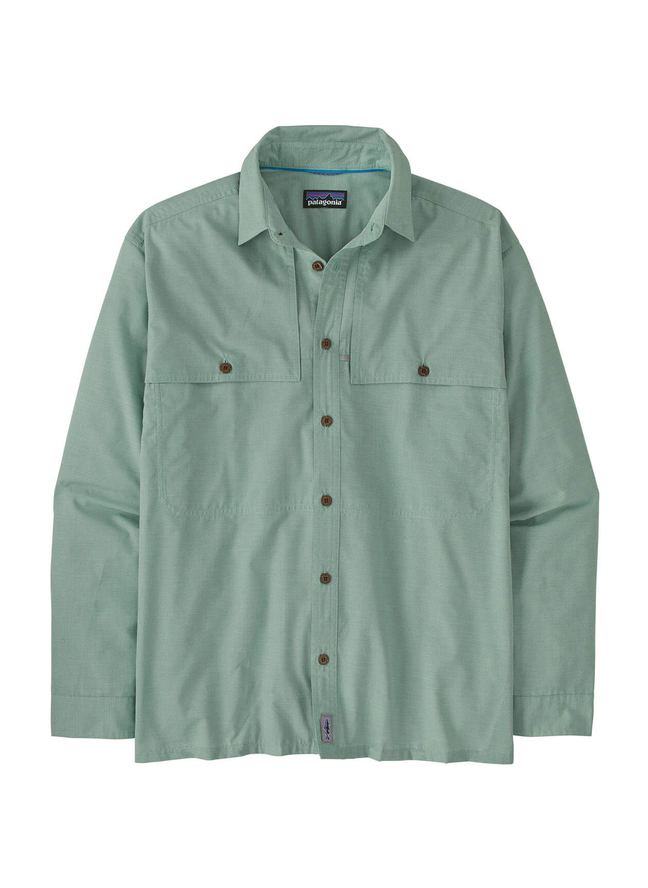 Patagonia Men's Long Sleeve Island Hopper Shirt - Dipper: Utility Blue - SM