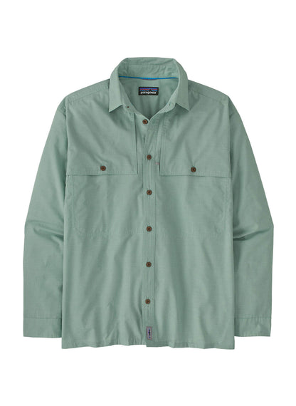 Patagonia Men's Long Sleeve Island Hopper Shirt - Dipper: Utility Blue - SM