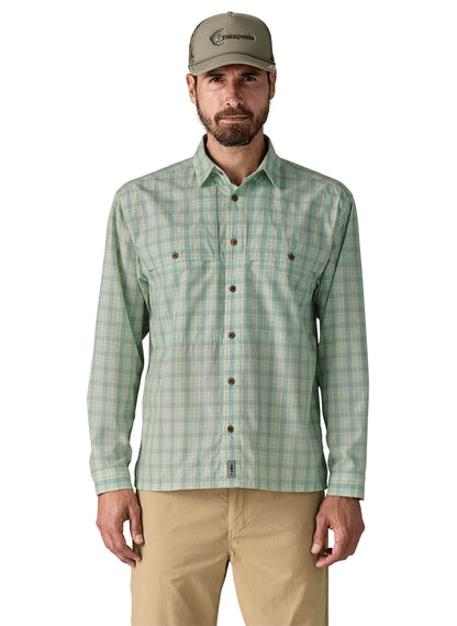 Patagonia Men's Long Sleeve Island Hopper Shirt - Dipper: Utility Blue - XS
