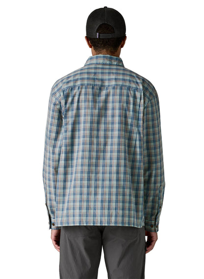Patagonia Men's Long Sleeve Island Hopper Shirt - Dipper: Utility Blue - XS
