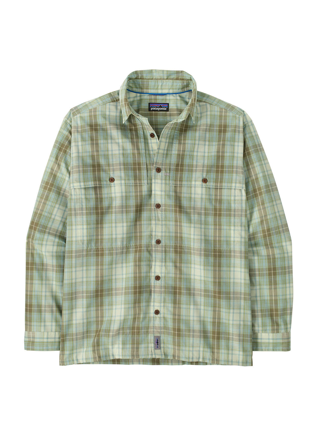 Patagonia Men's Long Sleeve Island Hopper Shirt - Dipper: Utility Blue - SM