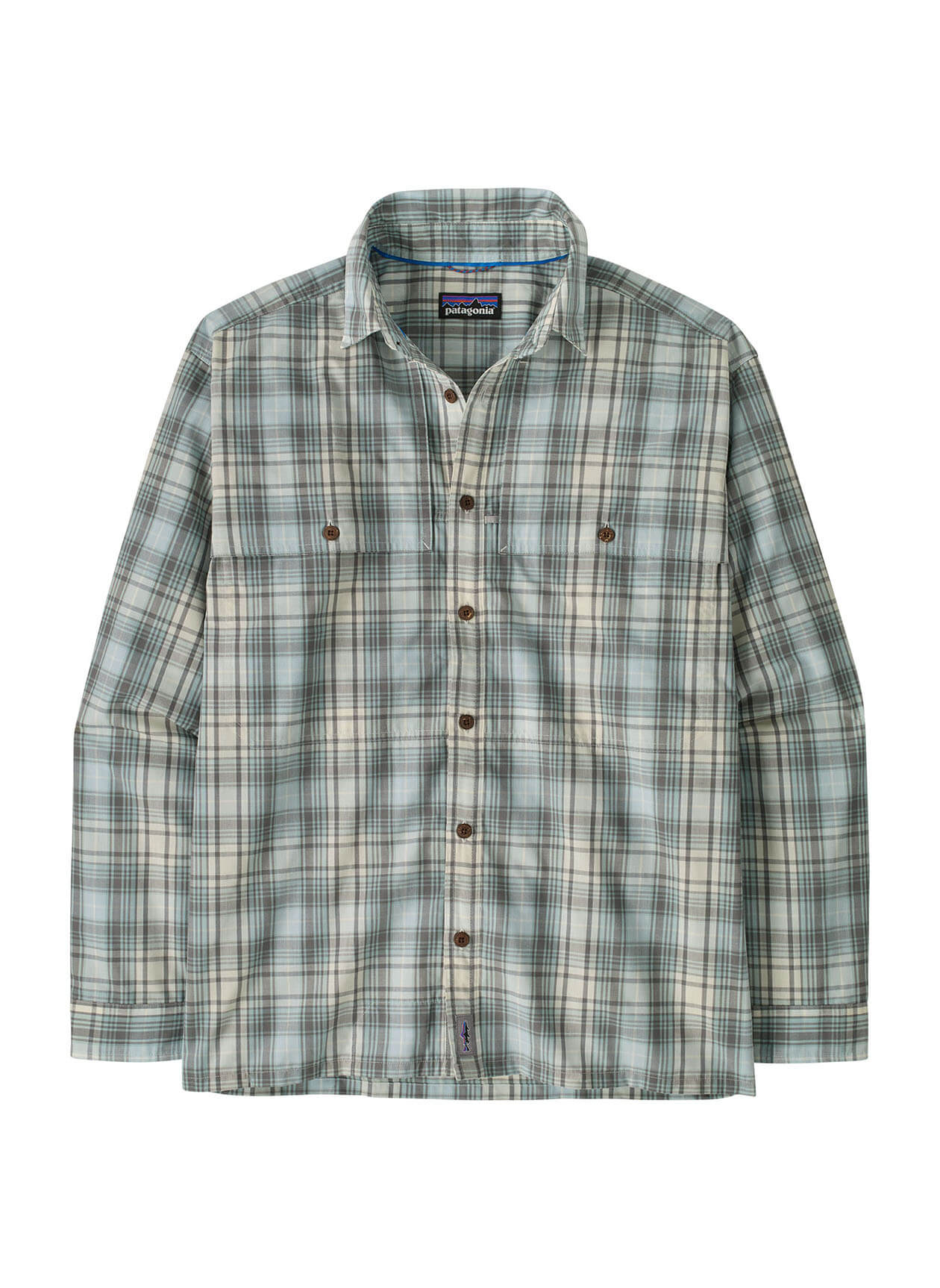 Patagonia Men's Long Sleeve Island Hopper Shirt - Dipper: Utility Blue - SM
