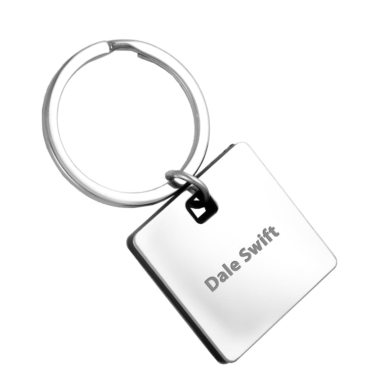 "Cube" Laser Engraved Metal Key Holder