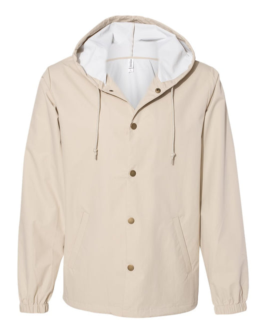 Men's Water-Resistant Hooded Windbreaker - EXP95NB
