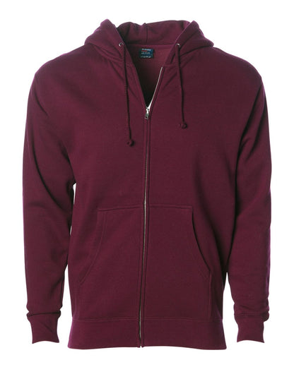 Unisex Heavyweight Full-Zip Hooded Sweatshirt - IND4000Z