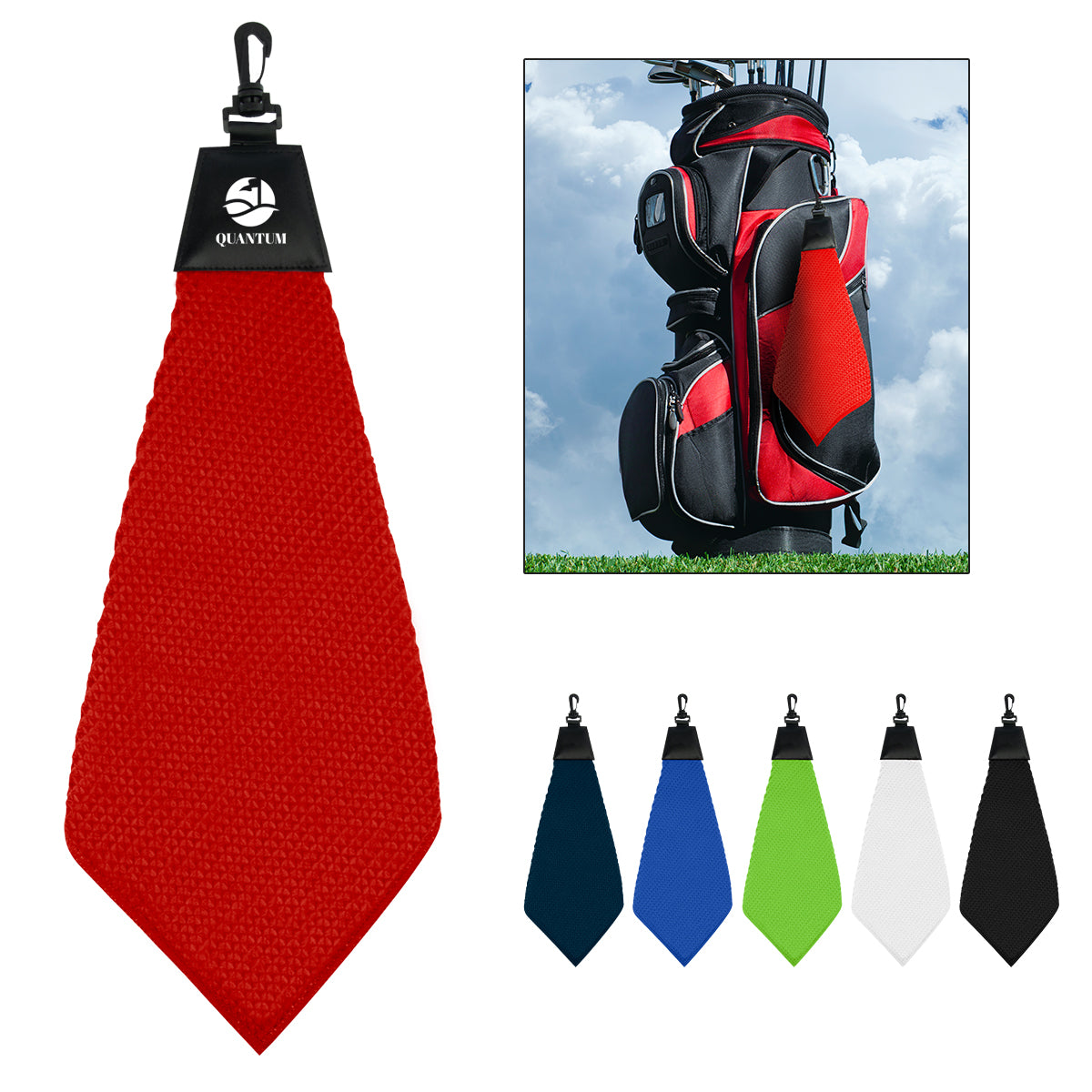 Grip Dry Waffle Golf Towel