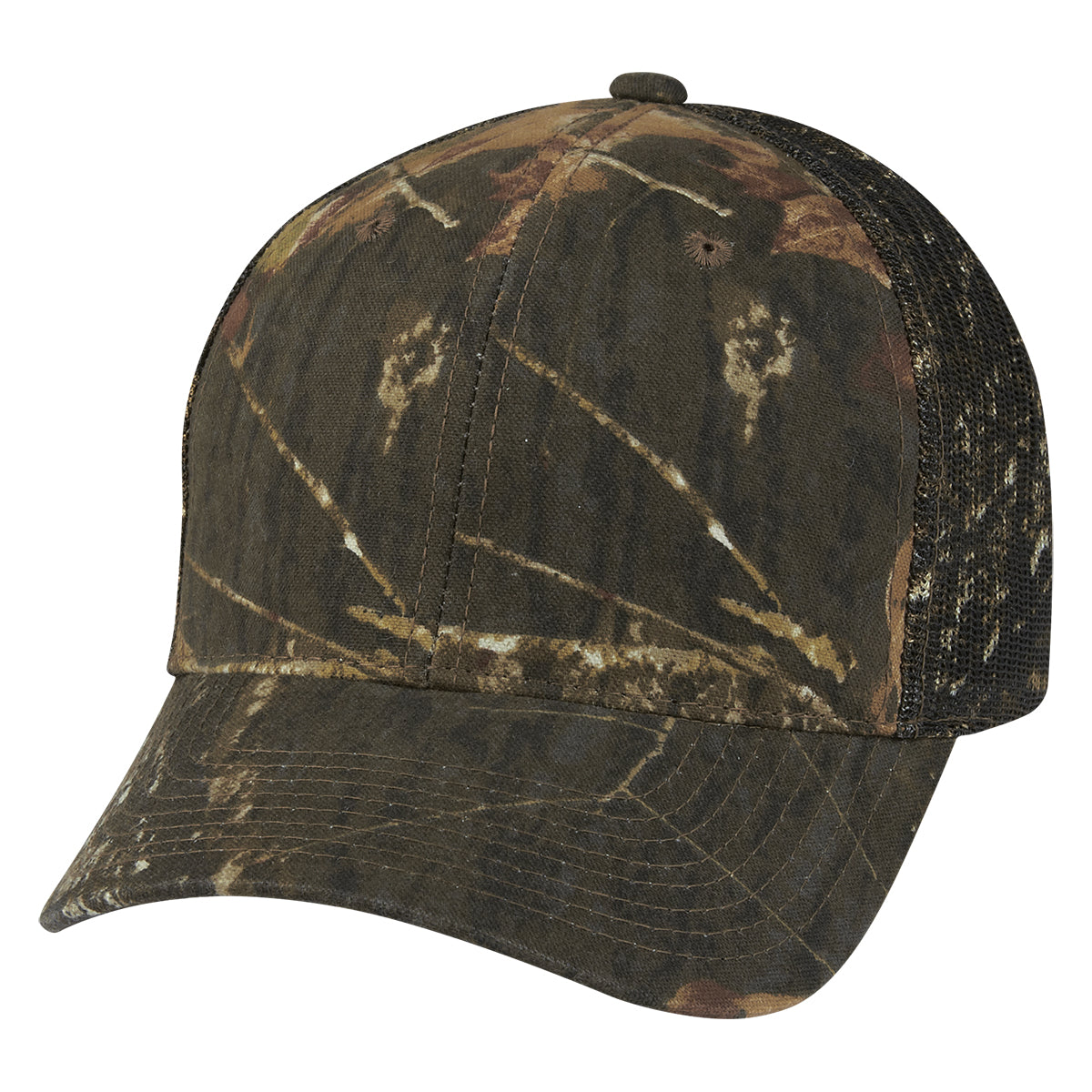 Mossy Oak® Hunter's Retreat Mesh Back Camouflage Cap
