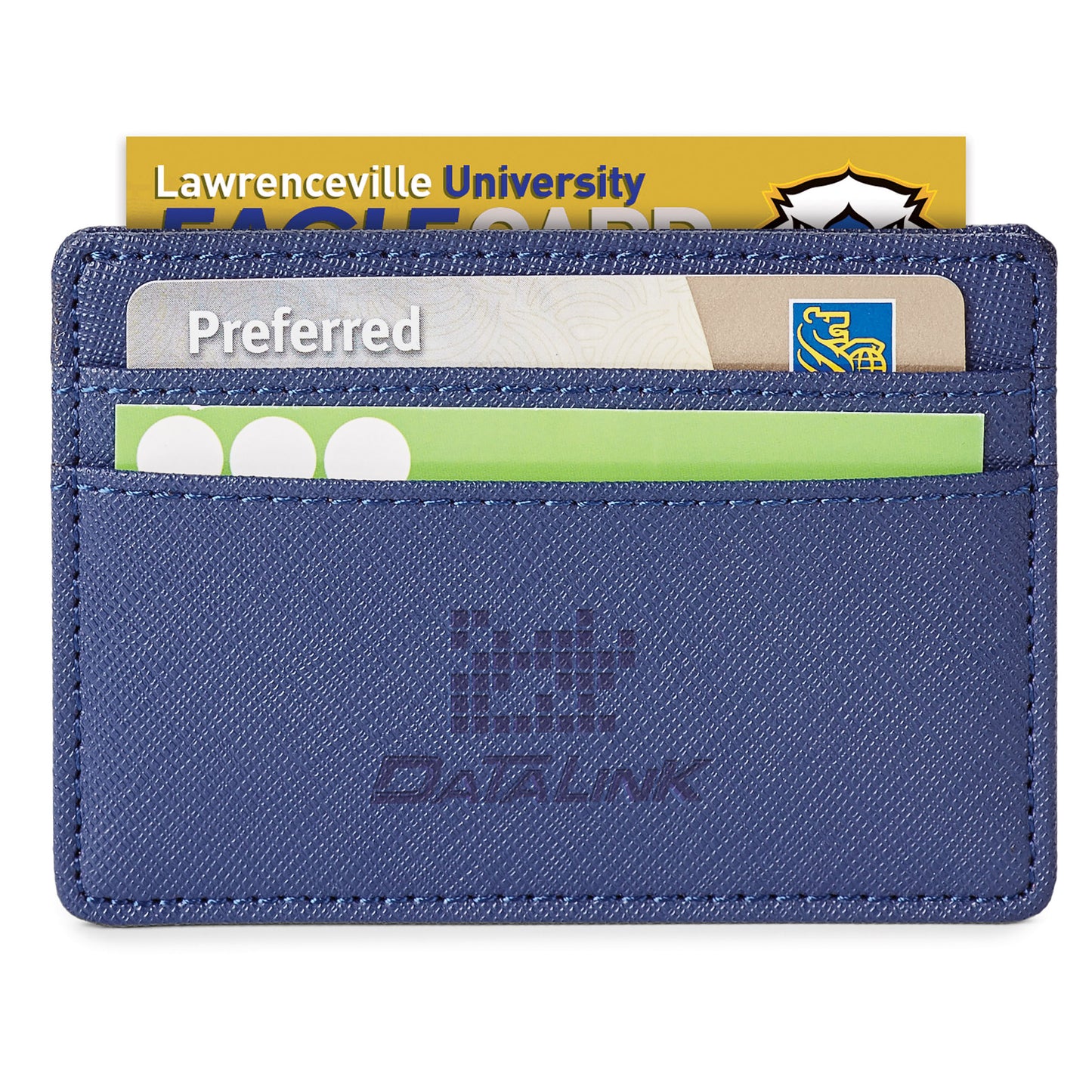 Genuine leather rfid card holder