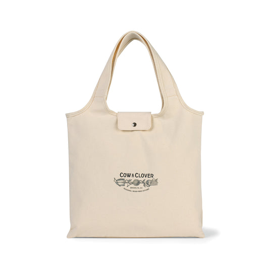 Natural Willow Deluxe Cotton Packable Tote