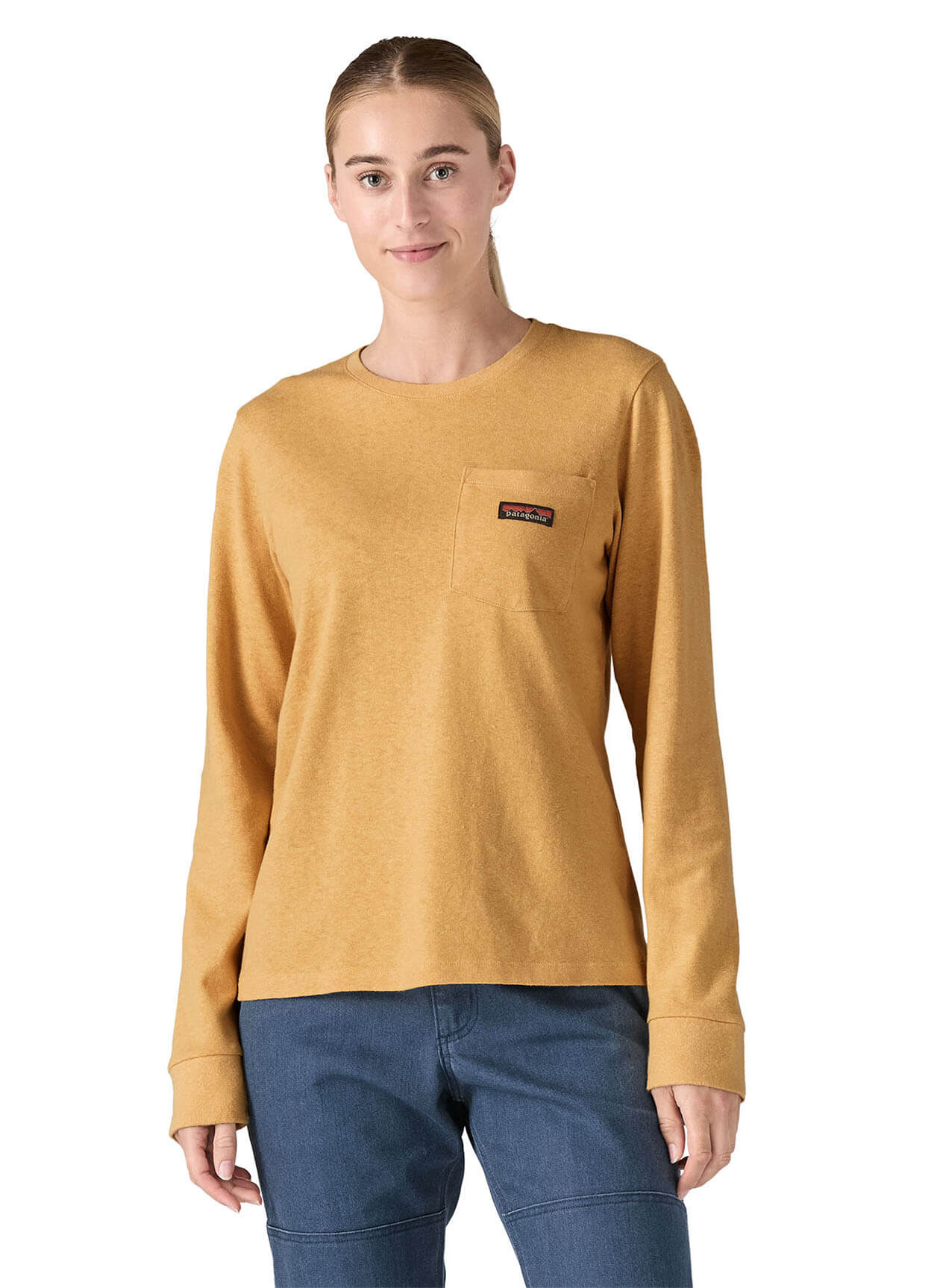Patagonia Women's Work Pocket Long-Sleeve T-Shirt - Beeswax Tan - XS