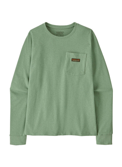 Patagonia Women's Work Pocket Long-Sleeve T-Shirt - Beeswax Tan - XL