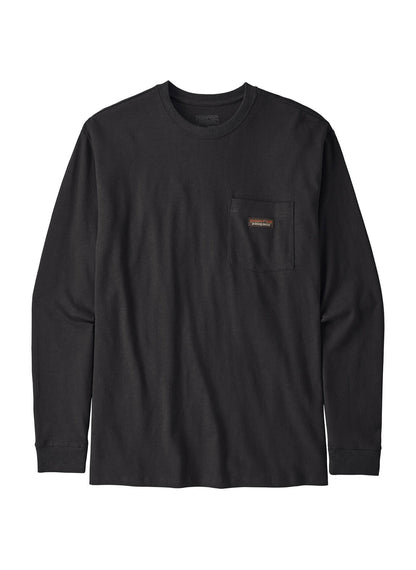 Patagonia Men's Work Pocket Long-Sleeve T-Shirt - Rinsed Green - 3XL