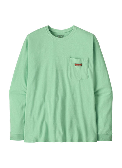 Patagonia Men's Work Pocket Long-Sleeve T-Shirt - Rinsed Green - XS