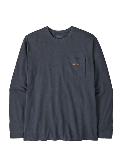 Patagonia Men's Work Pocket Long-Sleeve T-Shirt - Rinsed Green - XXL