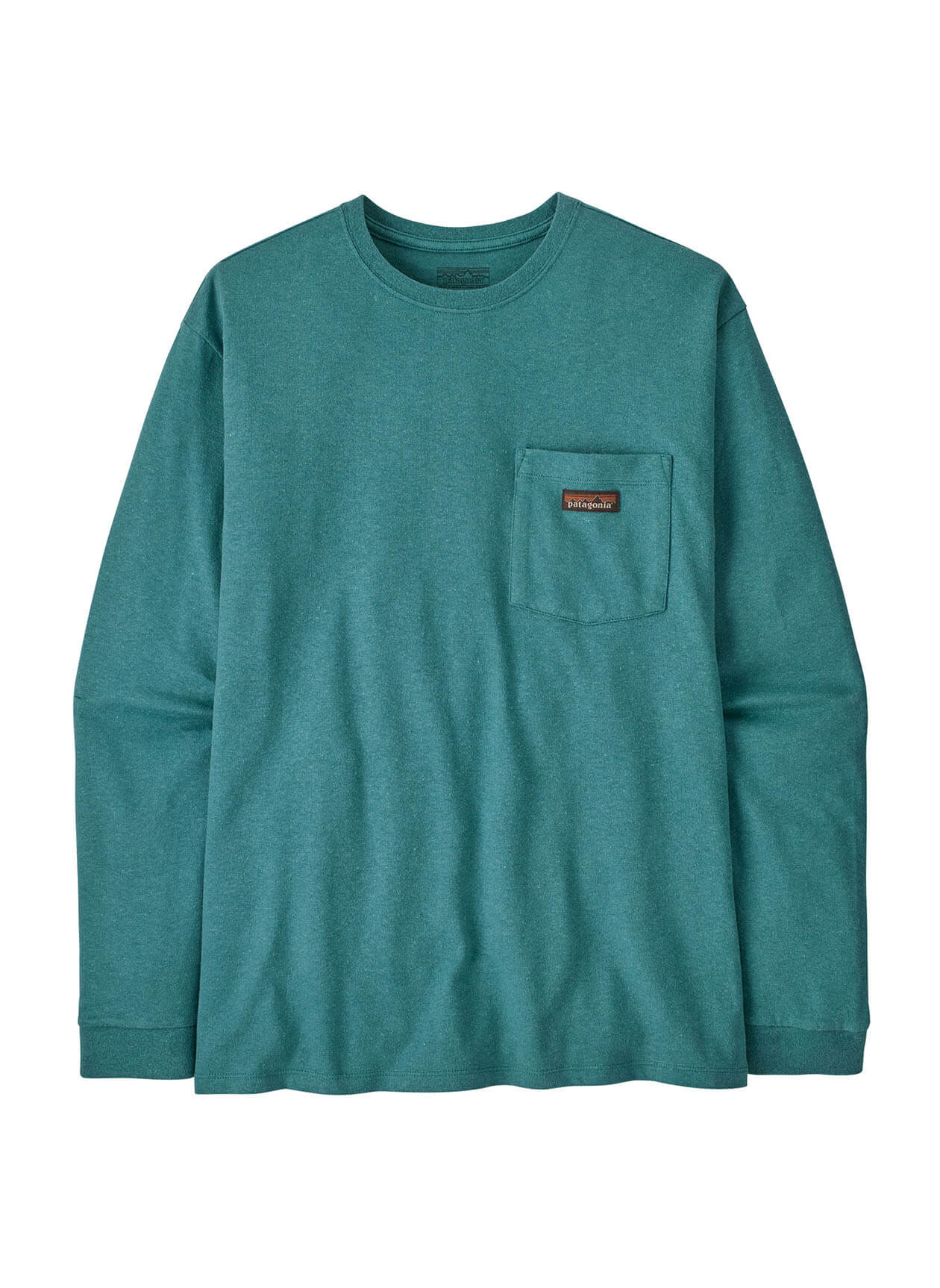 Patagonia Men's Work Pocket Long-Sleeve T-Shirt - Rinsed Green - MD