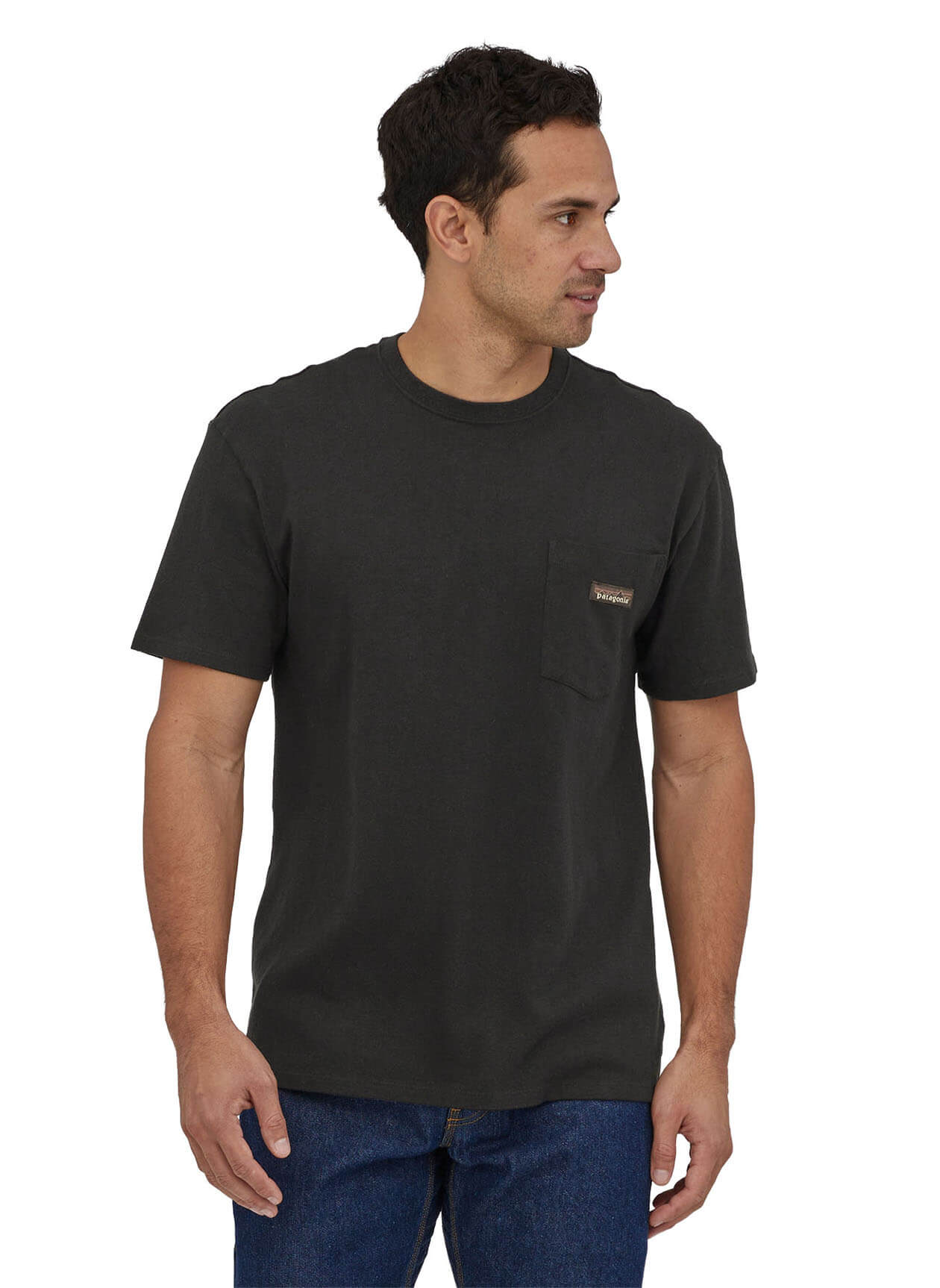 Patagonia Men's Work Pocket T-Shirt - Black - SM