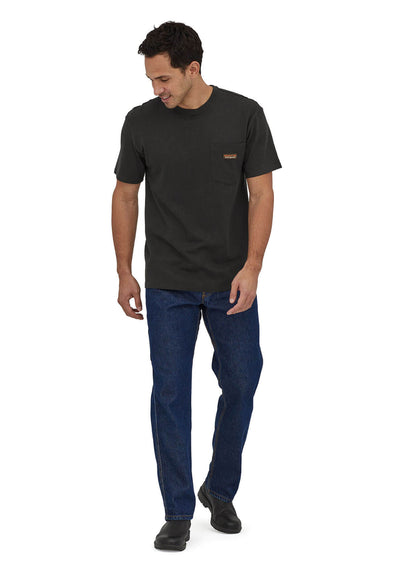 Patagonia Men's Work Pocket T-Shirt - Black - LG