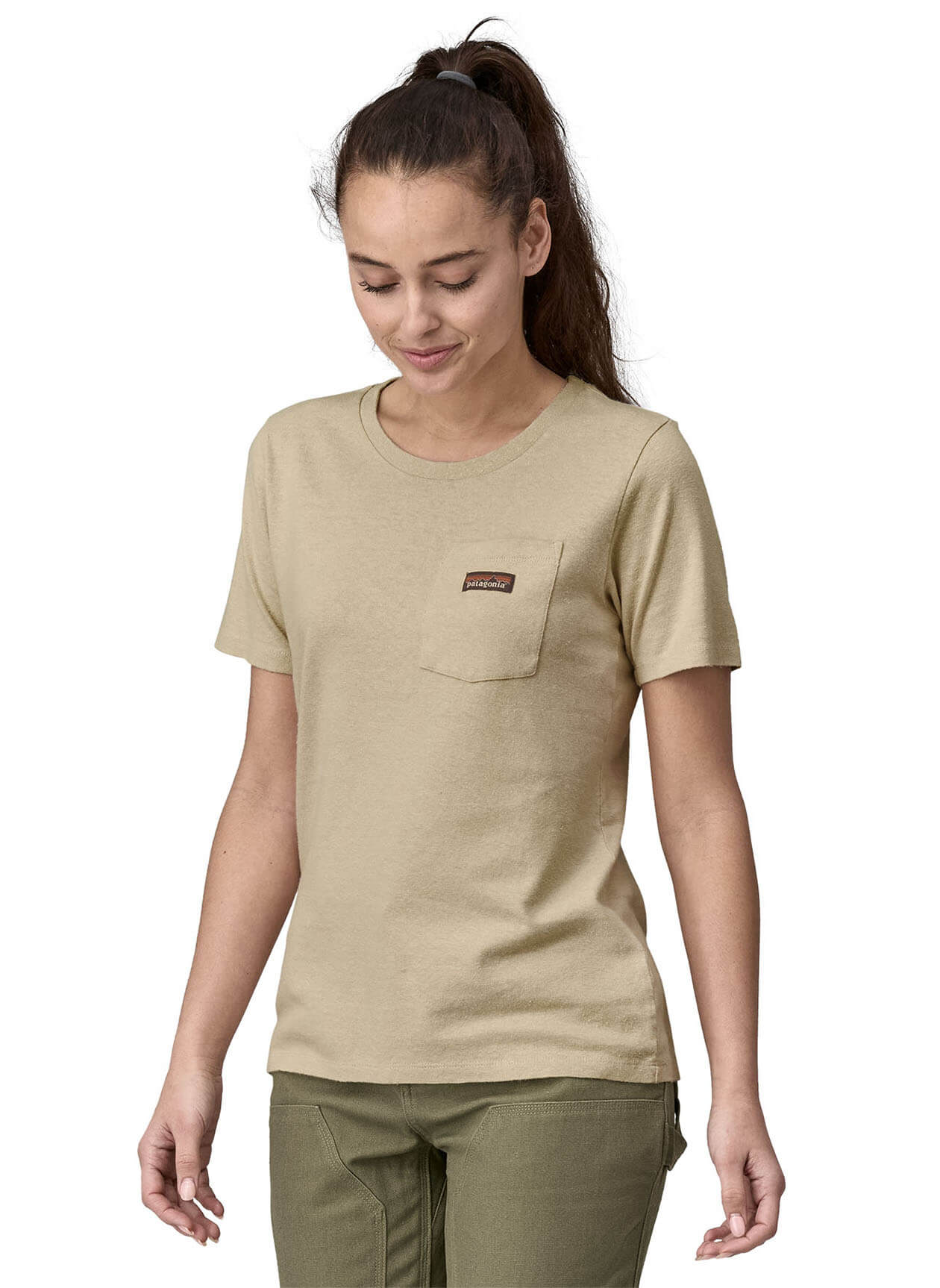 Patagonia Women's Work Pocket T-Shirt - Pumice - XS
