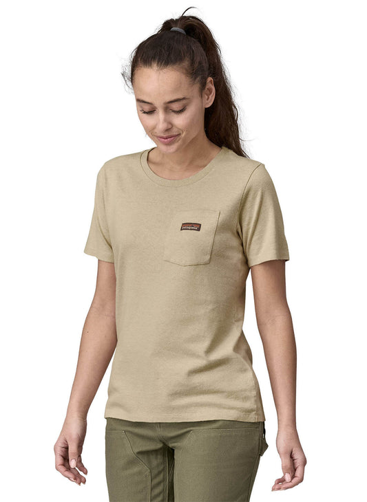 Patagonia Women's Work Pocket T-Shirt - Pumice - XS