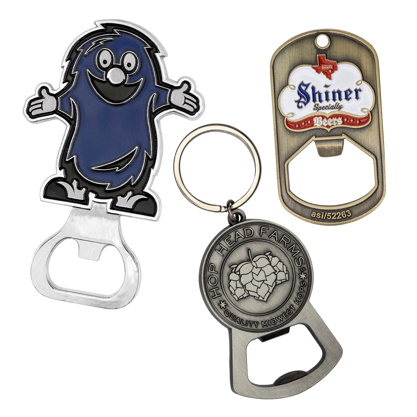 Custom Die Cast Bottle Openers (2.5")