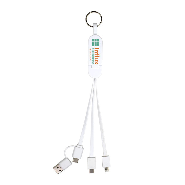 “ESCALANTE” 5-in-1 Cell Phone Charging Cable w/Phone Stand