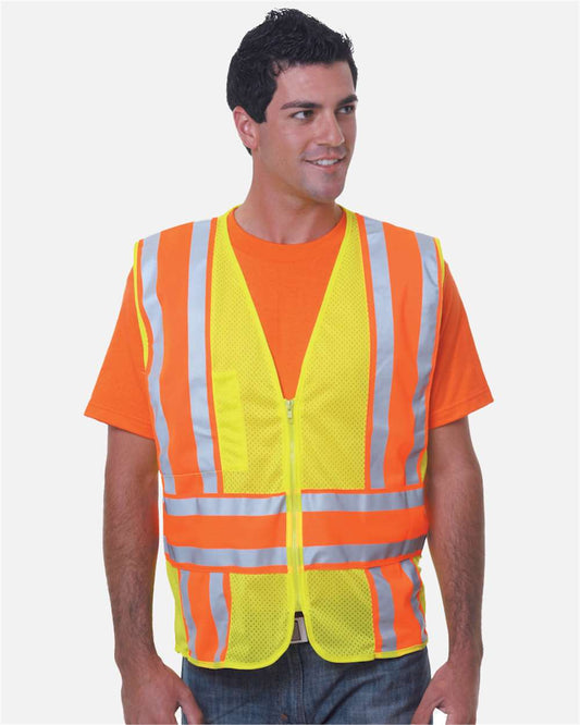 Unisex USA-Made ANSI Safety Mesh Vest - 3787