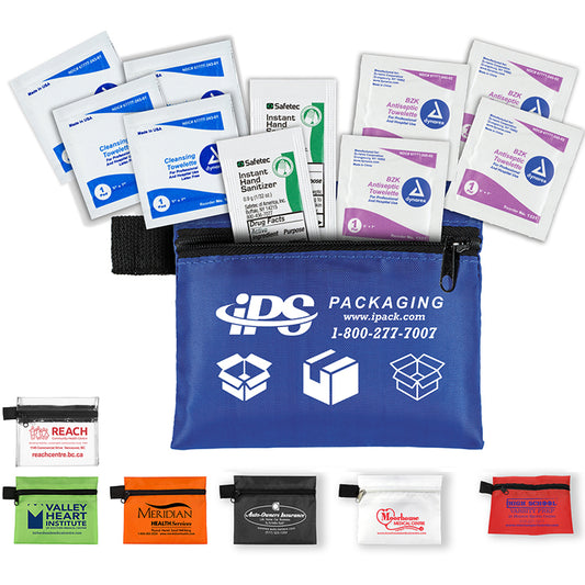 "Pallas" 10 Piece Healthy Antiseptic Pack in Zipper Pouch