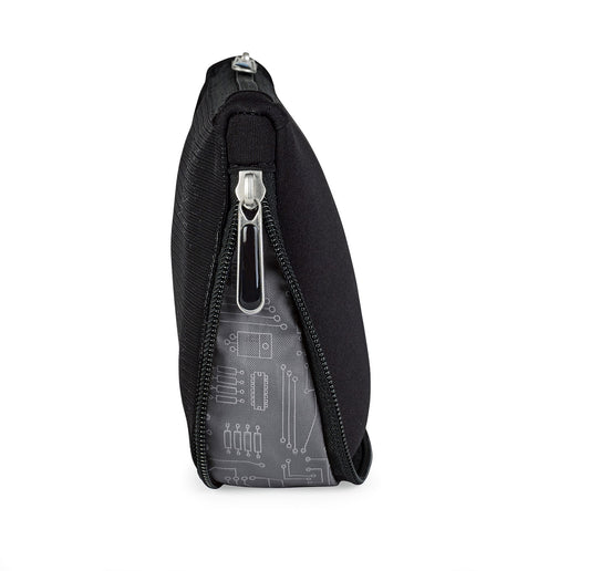 Black Circuit Expandable Tech Organizer