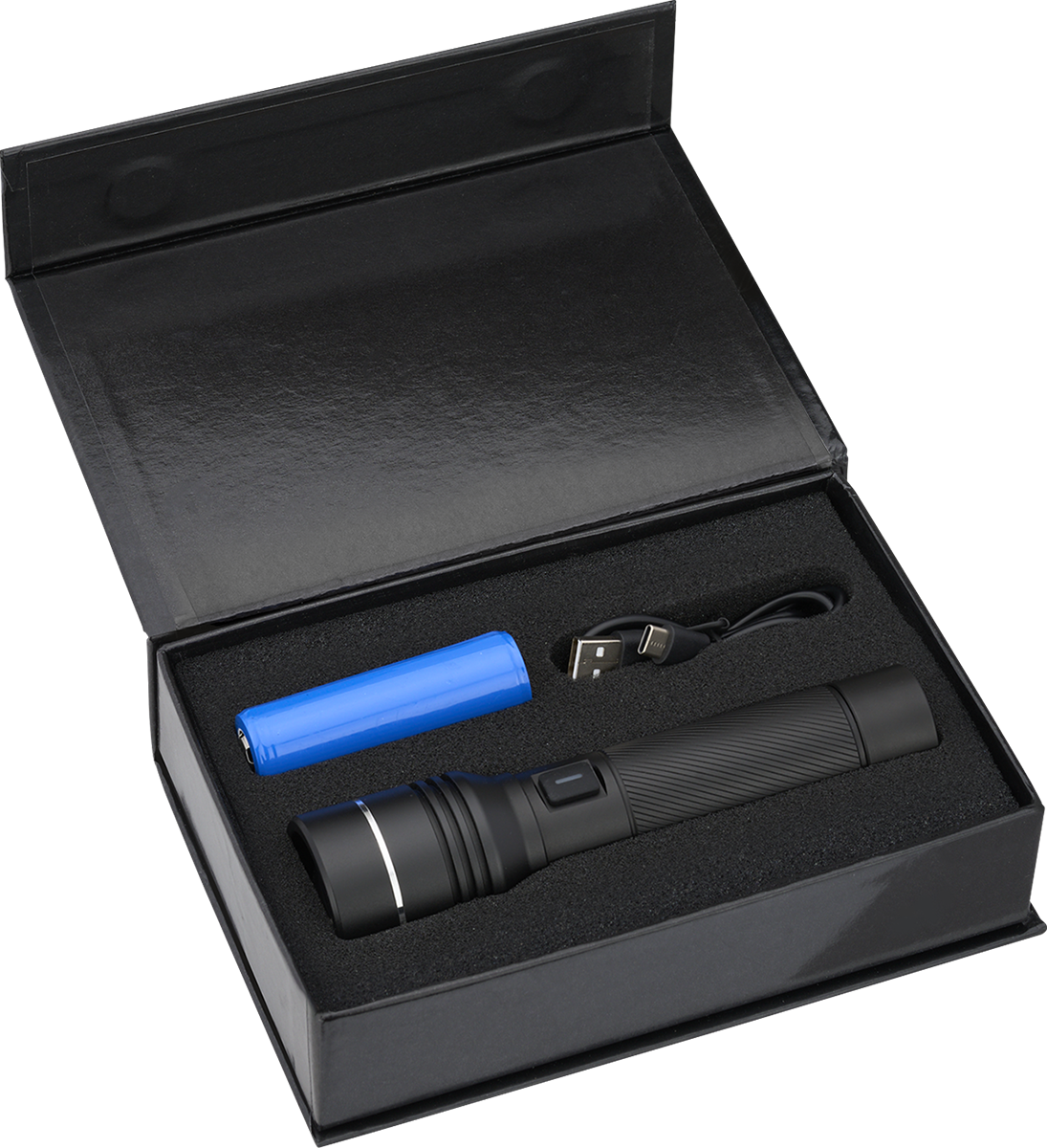 Rechargeable 20W White Laser LED Flashlight