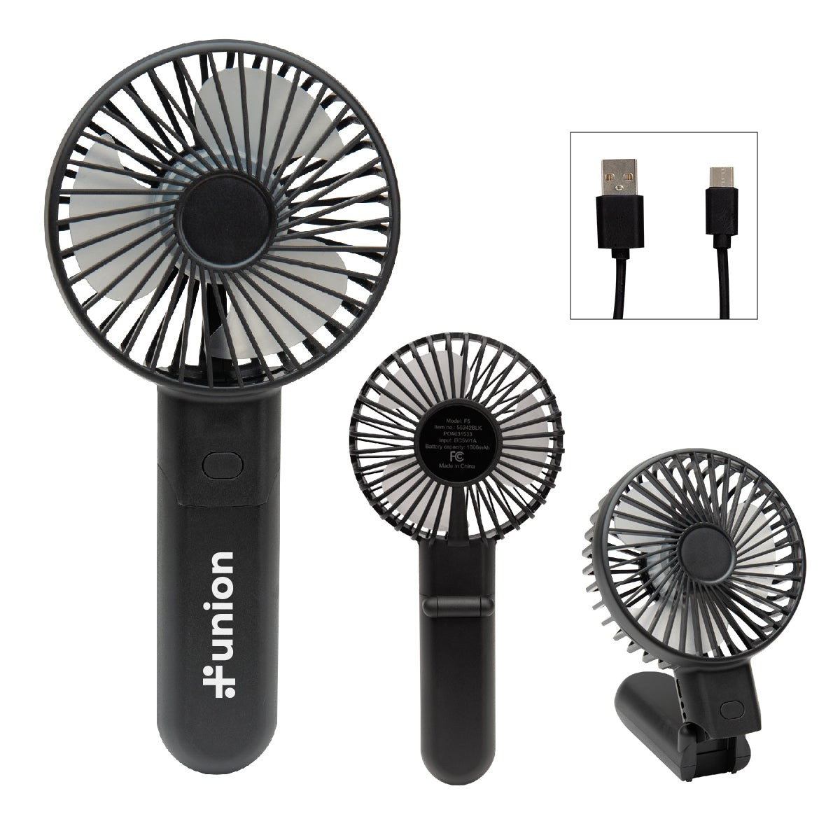 Bend & Snap Rechargeable Fan