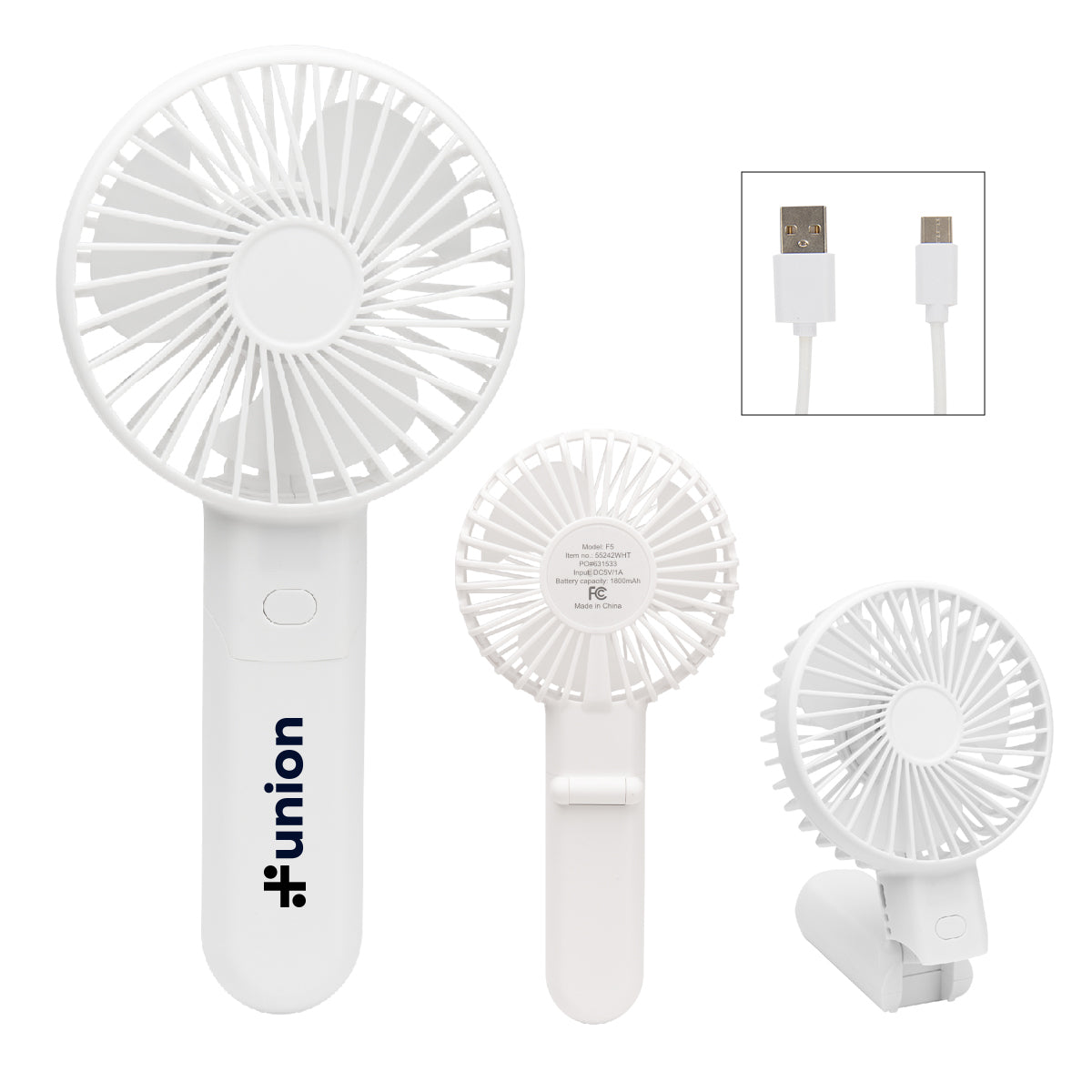 Bend & Snap Rechargeable Fan