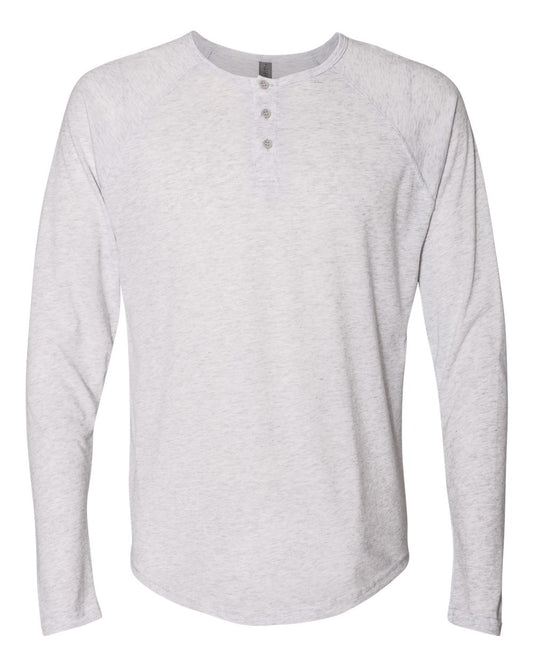 Men's Triblend Henley T-Shirt - 6072